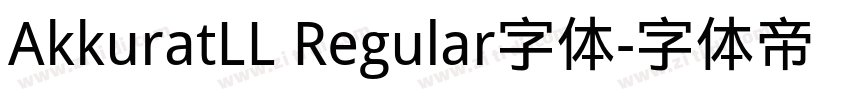 AkkuratLL Regular字体字体转换